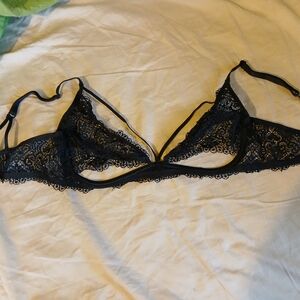 Elegant Black Lace Bralette